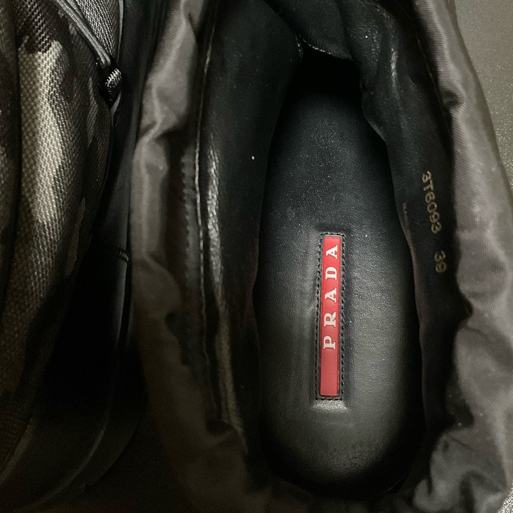 Prada Nylon Camo Boots | Luxury Streetwear Winter Shoes - Picture 9 of 15